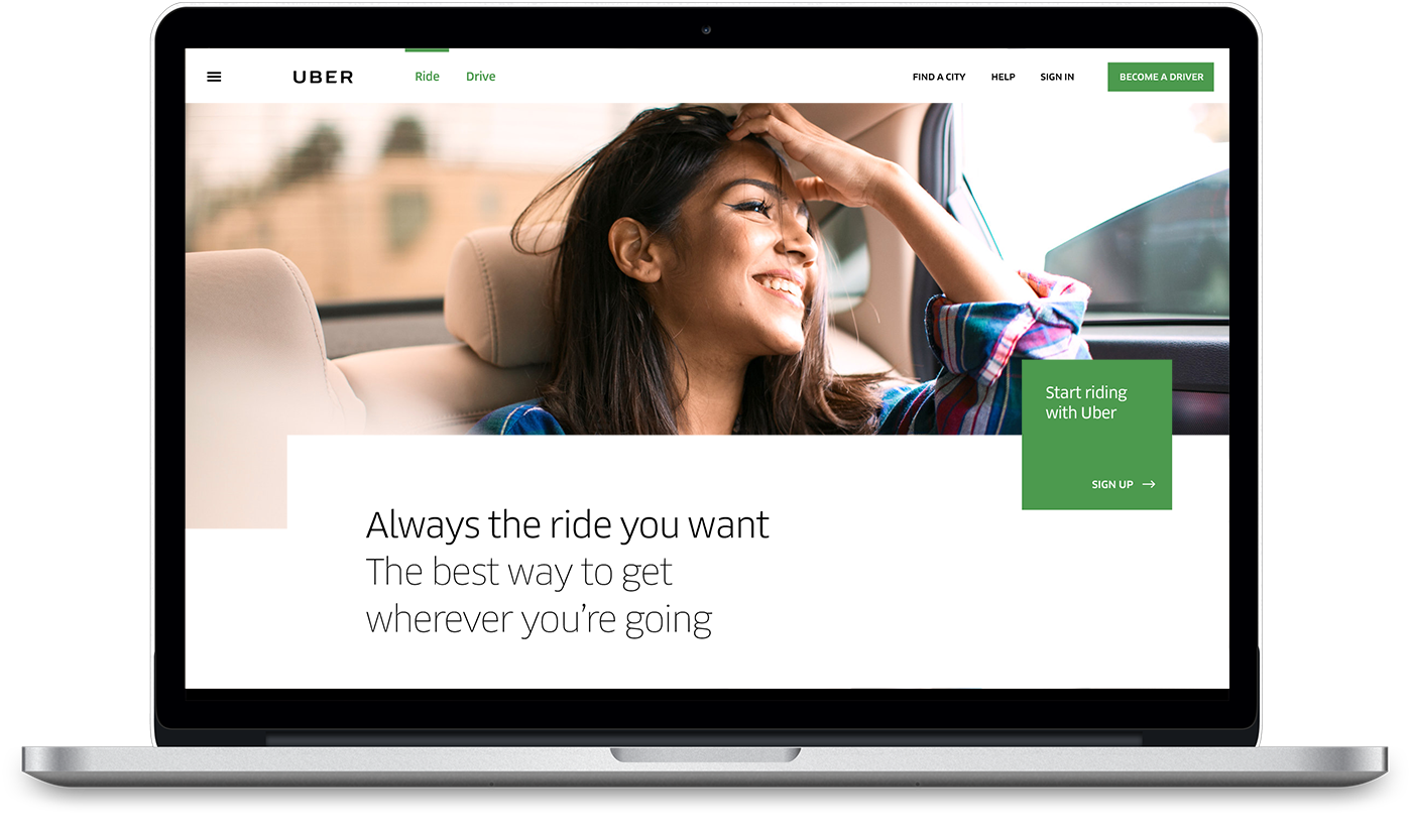 Uber Rebrand: Visual Identity Framework