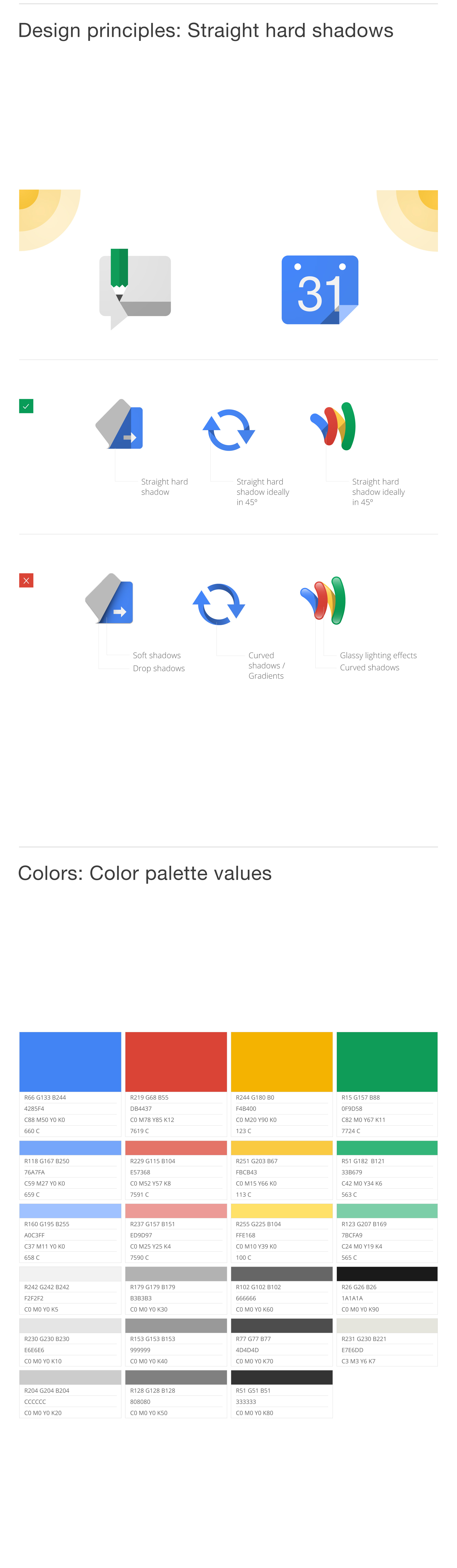 Google: Visual Assets Guidelines